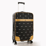 Trolley Wheeled Suitcase Business Large Travel Bag 20"24"Luggage Bag Women'S Love Girl Canvas