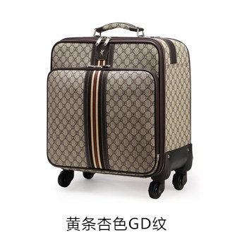 2Pcs 16"20"22" Luggage Suitcase Bag,Waterproof Pu Leather Travel Box With Wheel ,Rolling Trolley