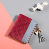 Leather Small Wallet Women Luxury Brand Famous Mini Women Wallets Purses Female Short Coin Zipper