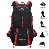 Hiking Backpack 50L Waterproof Huwaijianfeng Outdoor Sport Daypack With Rain For
