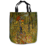 Custom Canvas Gustav_Klimt_-_Ria_Munk_ (1) Tote Hand Bags Shopping Bag Casual Beach Handbags