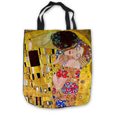 Custom Canvas Gustav_Klimt_-_Ria_Munk_ (1) Tote Hand Bags Shopping Bag Casual Beach Handbags