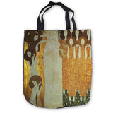 Custom Canvas Gustav_Klimt_-_Ria_Munk_ (1) Tote Hand Bags Shopping Bag Casual Beach Handbags
