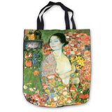 Custom Canvas Gustav_Klimt_-_Ria_Munk_ (1) Tote Hand Bags Shopping Bag Casual Beach Handbags