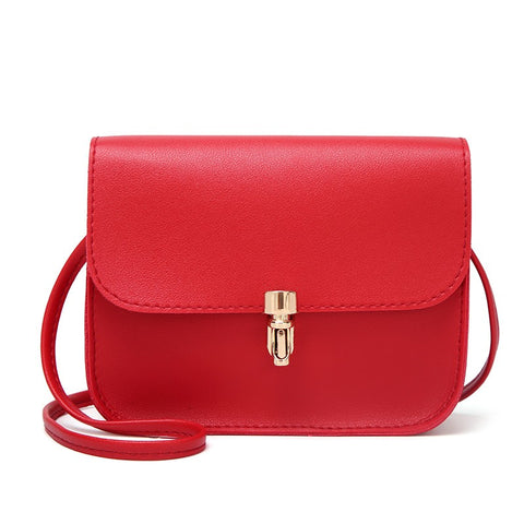 2018 New Bullet Lock Small Side Of Mini Mobile Phone Bag Messenger Bag Nice Women Bags Shoulder