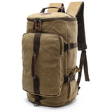 Snap Tours Canvas Travel Bag For Men Large Capacity Male Hand Luggage Overnight Duffle Bag