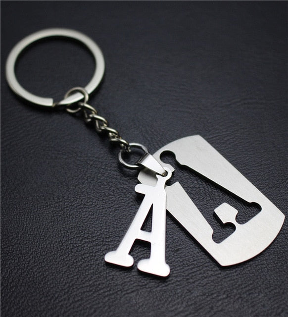 Initial Letter Keychain