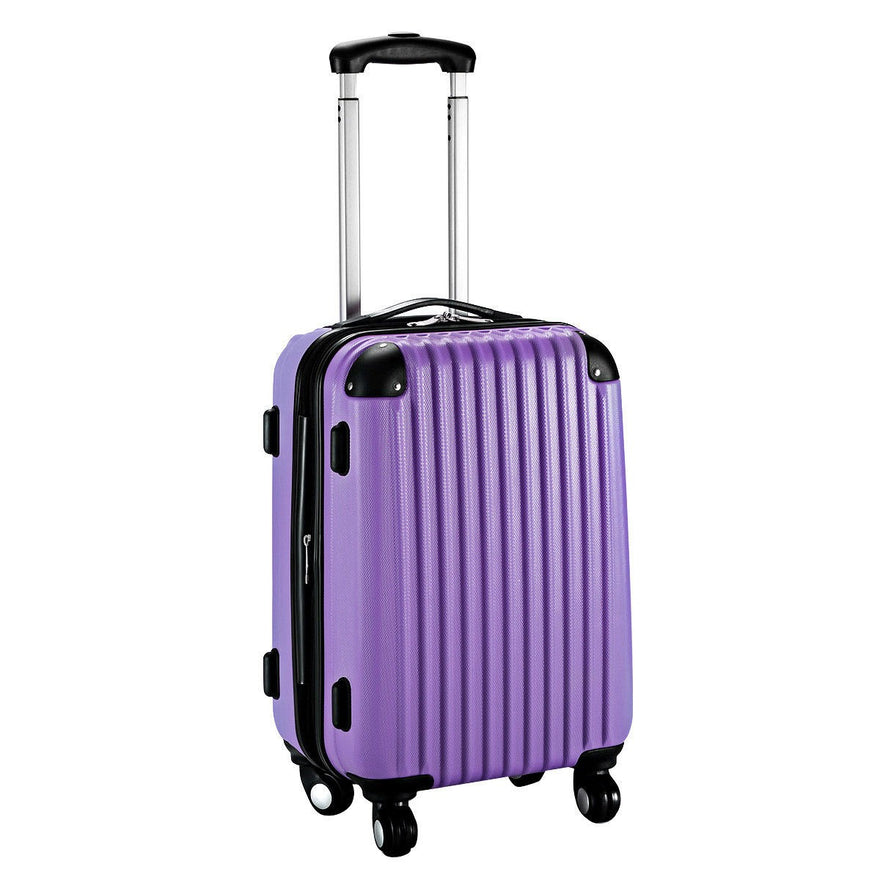 Globalway 20'' Expandable Abs Carry On Luggage Travel Bag Trolley
