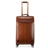 Wheel Suitcases Bag Rolling Luggage Case High-Grade Crocodile Pattern Pu Leather Travel Trolley Box