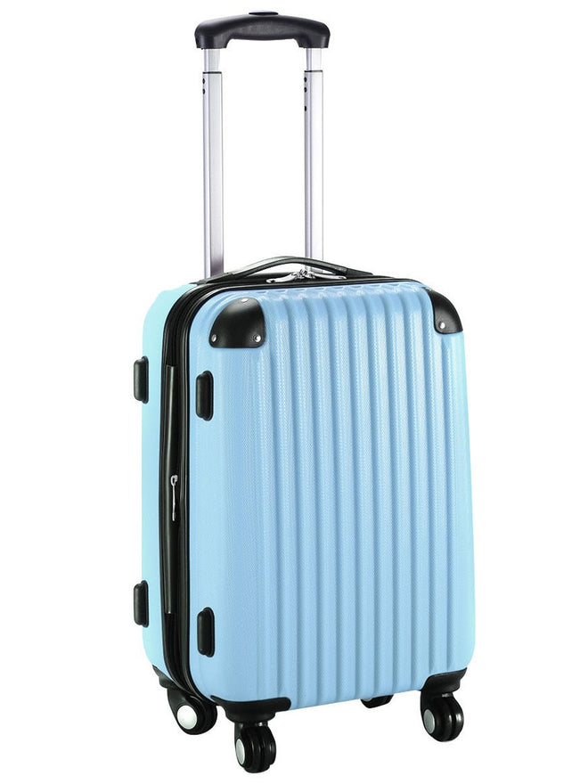 Globalway 20'' Expandable Abs Carry On Luggage Travel Bag Trolley Suitcase