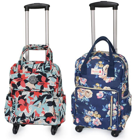 Women Business Travel Trolley Bags Travel Backpacks With Wheels Luggage Trolley Backpack Mochila