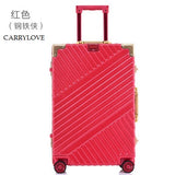 Carrylove Retro Style Series 20/24/26/28Inch Size Aluminum Frame Pc Rolling Luggage Spinner Brand