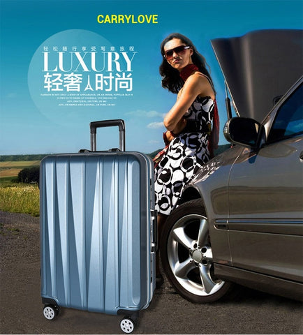 Carrylove Business Luggage Series 20/24Inch High Quality Contracted Abs Rolling Luggage Spinner