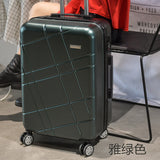 Carrylove Concise Fashion Lovely 20/22/24/26/28 Inch Pvc+Pc High Quality Rolling Luggage Spinner