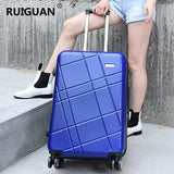 Carrylove Concise Fashion Lovely 20/22/24/26/28 Inch Pvc+Pc High Quality Rolling Luggage Spinner