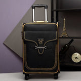 Carrylove Fashion Super Light And Durable 20/24 Inch Size Pu Rolling Luggage Spinner Brand Travel