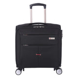 New Business Travel Oxford Rolling Luggage Casters 16 Inch Men Multifunction Boarding Suitcase