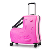 Pc Rode Children Rolling Luggage Spinner 20 Inch Wheels Suitcase Kids Cabin Trolley Student