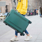 20'24'26'29' Aluminum Frame Suitcase Carry On Luggage Hardside Rolling Luggage Travel Trolley