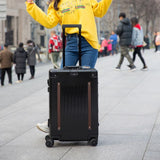 20'24'26'29' Aluminum Frame Suitcase Carry On Luggage Hardside Rolling Luggage Travel Trolley