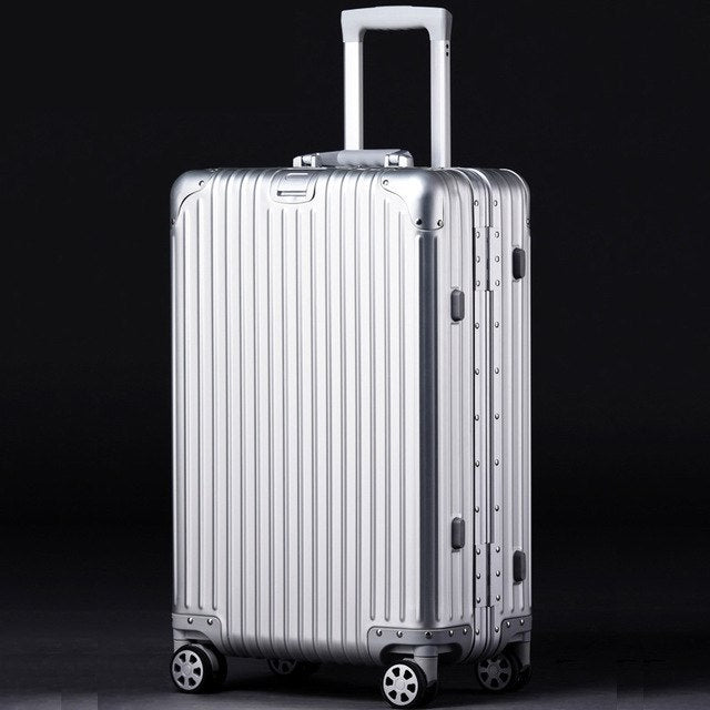 Aluminum Alloy Travel Suitcase 20/24/26/29 Inch Metal Luggage Fashionable New Type Of Suitcase