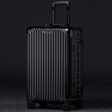 20'24'26'29' Vintage Aluminum Rolling Luggage Spinner Travel Suitcase Original Luggage Women