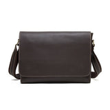 Westal Crazy Horse Leather Laptop Bags Messenger Bag Men'S Shoulder Bags Genuine Leather Men