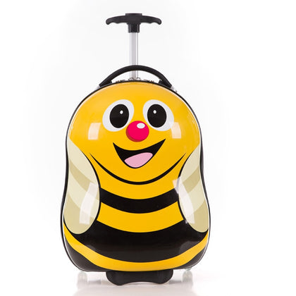 Cartoon Wheeled Luggage+Backpack 3D Animals Children Suitcase/Abs Pc Travel Trolley Suitcase/Kid