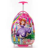 Cartoon Wheeled Luggage+Backpack 3D Animals Children Suitcase/Abs Pc Travel Trolley Suitcase/Kid