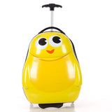 Cartoon Wheeled Luggage+Backpack 3D Animals Children Suitcase/Abs Pc Travel Trolley Suitcase/Kid