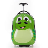Cartoon Wheeled Luggage+Backpack 3D Animals Children Suitcase/Abs Pc Travel Trolley Suitcase/Kid