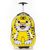 Cartoon Wheeled Luggage+Backpack 3D Animals Children Suitcase/Abs Pc Travel Trolley Suitcase/Kid