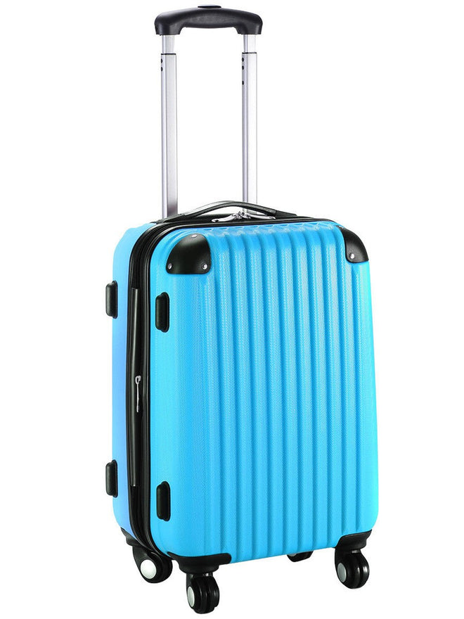 Globalway 20'' Expandable Abs Carry On Luggage Travel Bag Trolley Suitcase