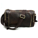 Vintage Travel Bags Men'S  Fashion Vintage Genuine Cow Leather Soft Crazy Horse Hand Male Retro