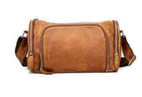 Vintage Travel Bags Men'S  Fashion Vintage Genuine Cow Leather Soft Crazy Horse Hand Male Retro