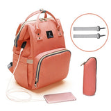 New Baby Diaper Bag With Usb Interface Large Capacity Travel Backpack Nursing Handbag Waterproof