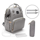 New Baby Diaper Bag With Usb Interface Large Capacity Travel Backpack Nursing Handbag Waterproof