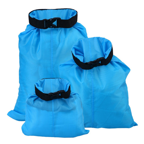 Winomo 3Pcs 1.5L+2.5L+3.5L Waterproof Dry Bag Storage Pouch Bag For Camping Boating Kayaking