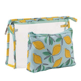 Cosmetic Finmind Cosmetic Bag Transparent Toiletry Bag Travel Makeup Bag Pouch Multi-Style Cosmetic