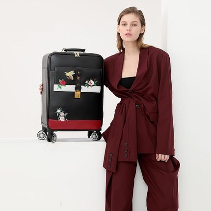 Carrylove Fashion Luggage Series 16/20/24 Inch Size High Quality Embroidery  Purolling Luggage