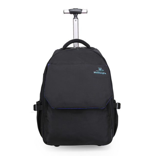 Large Capacity Travel Trolley Backpack Luggage Wheeled Carry-On Bags High Quality Waterproof