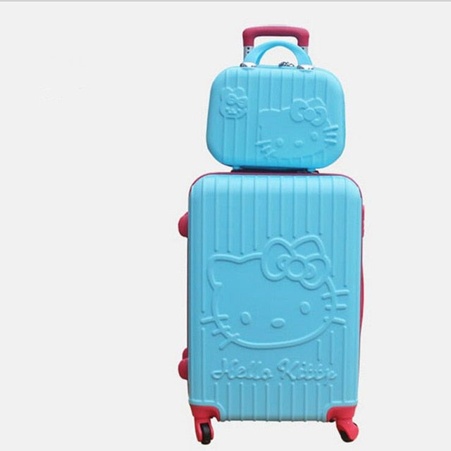 20" 24" Women Travel Luggage Case Spinner Suitcase Men Travel Rolling Case Wheels Lady Travel