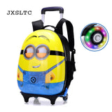 New Cartoon Kids Abs Rolling Luggage Trolley Case Children Luggages Spinner Suitcase Carry Ons