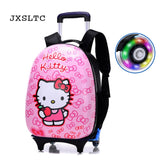 New Cartoon Kids Abs Rolling Luggage Trolley Case Children Luggages Spinner Suitcase Carry Ons