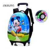 New Cartoon Kids Abs Rolling Luggage Trolley Case Children Luggages Spinner Suitcase Carry Ons