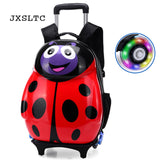 New Cartoon Kids Abs Rolling Luggage Trolley Case Children Luggages Spinner Suitcase Carry Ons