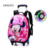 New Cartoon Kids Abs Rolling Luggage Trolley Case Children Luggages Spinner Suitcase Carry Ons