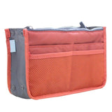 Organizer Insert Bag Women Nylon Travel Insert Organizer Handbag Purse Large Liner Lady Makeup