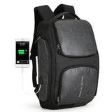 Mark Ryden New Solar Usb Recharging Backpack Water Resistant Backpack Laptop Backpack Men Fit For