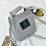 Women Canvas Totes Shoulder Bag Preppy Style Girls Handbag Crossbody Messenger Bag